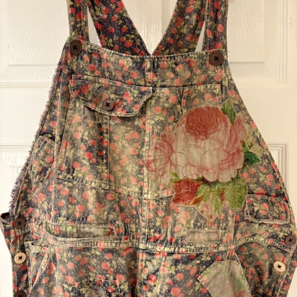 Magnolia Pearl Benjamin Wide Leg Overalls, Fruit Market OS - Picture 7 of 15